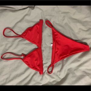 Red zaful bikini